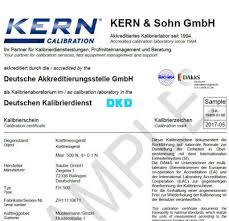 963-104 DAkkS Certification Balances Capacity 5kg to 10kg 0.01g - Inscale Scales