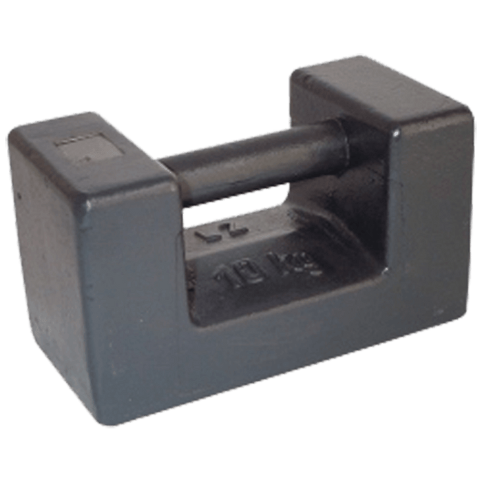 M1 20kg OIML Cast Iron Block Weight - Inscale Scales